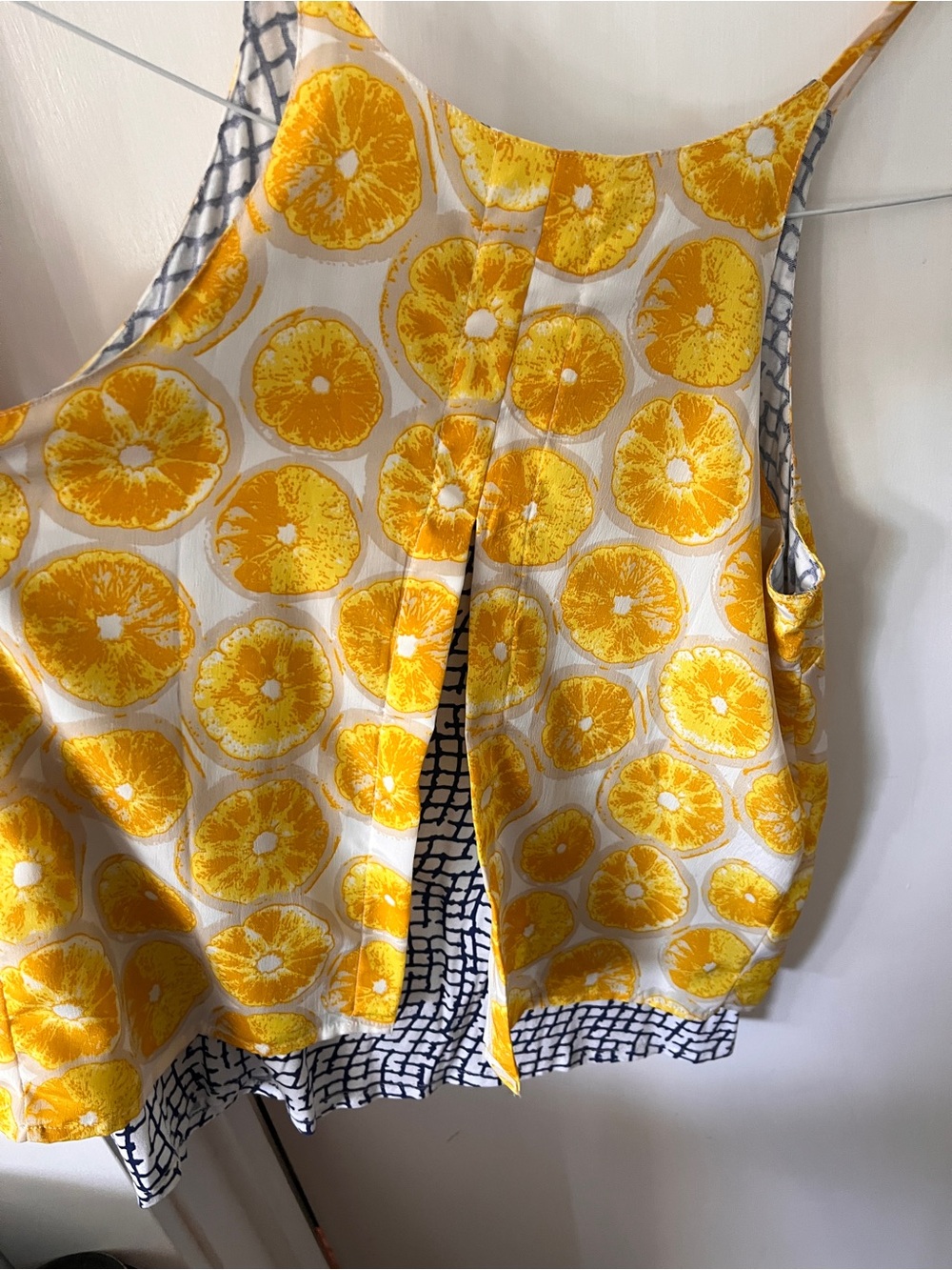Gorgeous Yellow Citrus Print Tank Top by Paradise Found - Picture 3 of 3